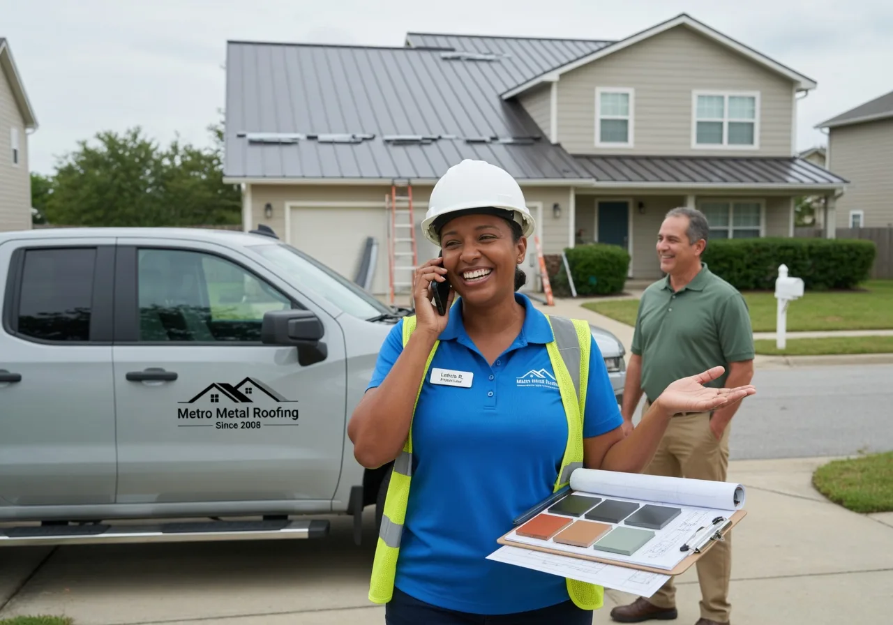 Storm Damage Metal Roof Repair in Lawrenceville, PA